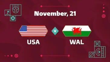 Матч між США та Вельсом 21 листопада