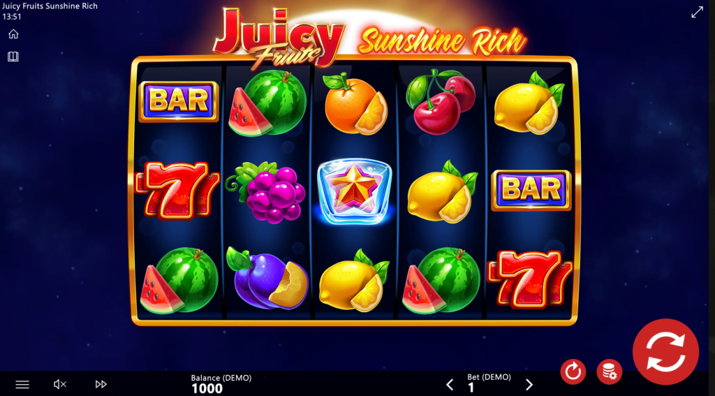 вигляд слота Juicy Fruits Sunshine Rich