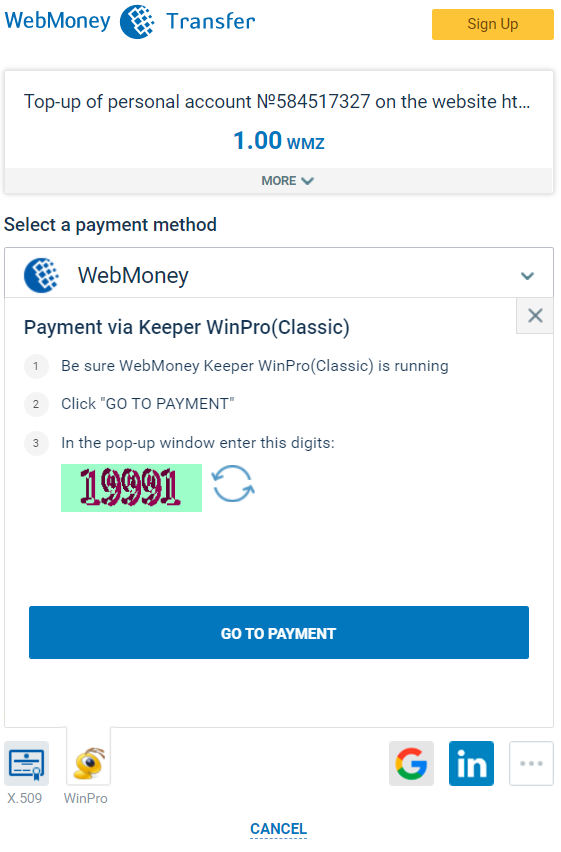 WebMoney Transfer