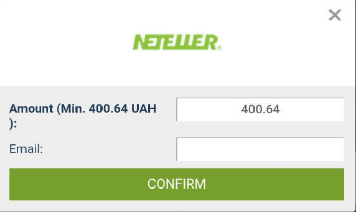 Вивід за допомогою Neteller