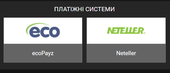 Дві платіжні системи для виводу з BetAndYou