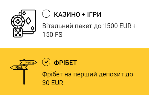 Фрібет від BetAndYou 