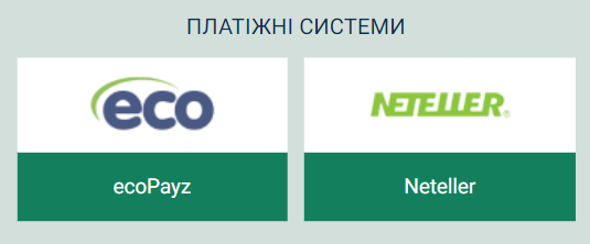 Платіжні системи у BetWinner